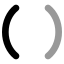 1 Stbracket icon with bulk rounded style