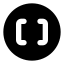 2 Ndbracketcircle icon with solid standard style