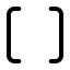 2 Ndbracket icon with duotone standard style