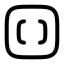 2 Ndbracketsquare icon with stroke rounded style