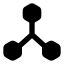 Dscale icon with solid rounded style