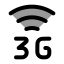 Gsignal icon with duotone rounded style