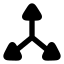 3 Dmove icon with solid rounded style