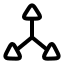 3 Dmove icon with stroke rounded style