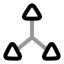 3 Dmove icon with twotone rounded style