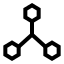 3 Dscale icon with stroke sharp style