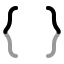 3 Rdbracket icon with twotone rounded style
