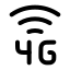 Gsignal icon with stroke rounded style