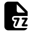 7 Z icon with solid standard style