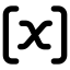 Absolute icon with solid standard style
