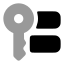 Access icon with bulk rounded style