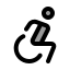 Accessibility icon with duotone standard style