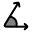 Acute icon with duotone rounded style