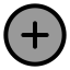 Addcircle icon with duotone standard style