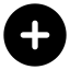 Addcircle icon with solid rounded style
