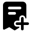 Addinvoice icon with solid standard style