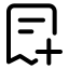 Addinvoice icon with stroke standard style