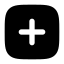 Addsquare icon with solid rounded style