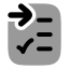 Addtolist icon with bulk rounded style