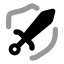 Adventure icon with bulk rounded style
