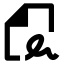 Agreement icon with solid sharp style