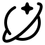 Aiart icon with stroke rounded style