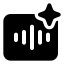 Aiaudio icon with solid standard style