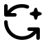 Aiautorotate icon with solid standard style