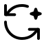 Aiautorotate icon with stroke standard style