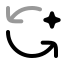 Aiautorotate icon with twotone rounded style