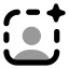Aibackgrounderaser icon with bulk rounded style