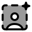Aibackgrounderaser icon with duotone standard style