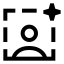 Aibackgrounderaser icon with stroke sharp style