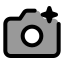 Aicamera icon with duotone standard style
