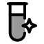 Aichemistry icon with duotone standard style