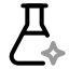 Aichemistry icon with twotone rounded style