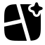 Aicollagetemplate icon with solid rounded style
