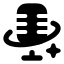 Aiconcert icon with solid rounded style