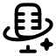 Aiconcert icon with stroke rounded style
