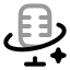 Aiconcert icon with twotone rounded style