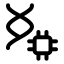 Aidna icon with stroke rounded style