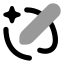 Aidrawing icon with bulk rounded style