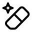 Aieraser icon with stroke standard style