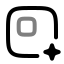 Aiexpand icon with twotone rounded style