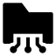 Aifolder icon with solid sharp style