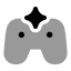 Aigame icon with bulk rounded style