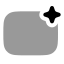 Aigenerate icon with bulk rounded style