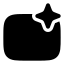 Aigenerative icon with solid rounded style
