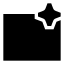 Aigenerative icon with solid sharp style