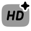 Aihdresolution icon with bulk rounded style